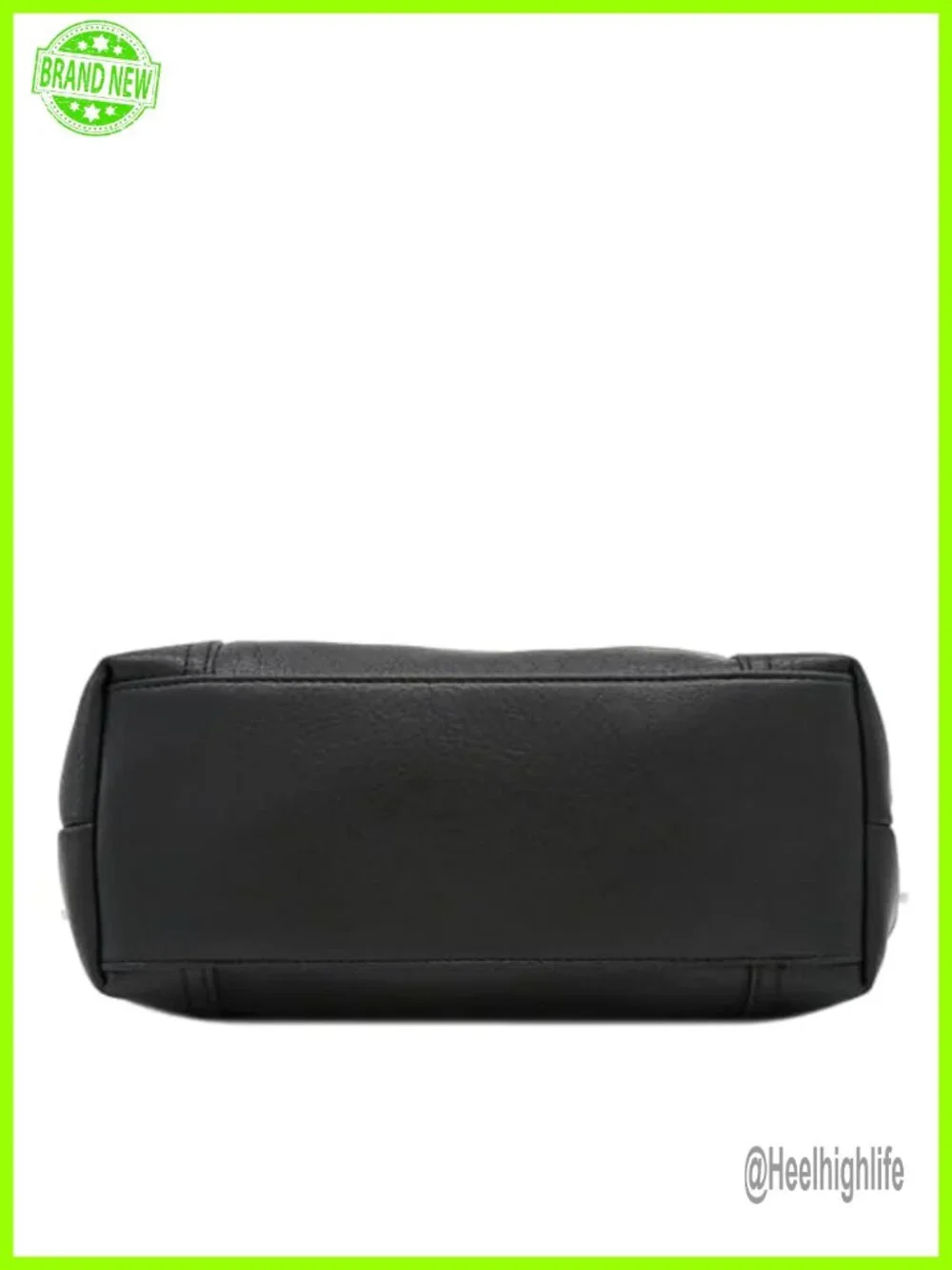 Faux Leather Hobo Shoulder Bag with Zipper Closure and Detachable Strap